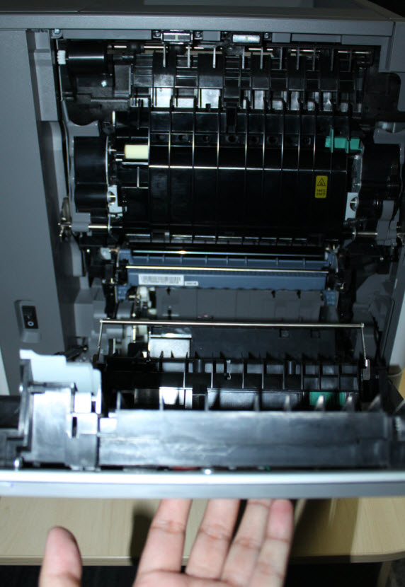 Paper jams in the fuser | Lexmark X792